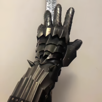 Lord of the Rings Sauron's Iron Glove - Handmade in Iron