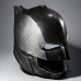 handmade | High-quality craftsmanship edition | Batman helmet mask with glowing eyes | War damage coating